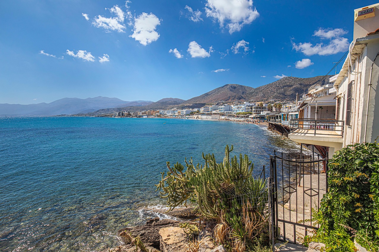 Beautiful coastline of Crete